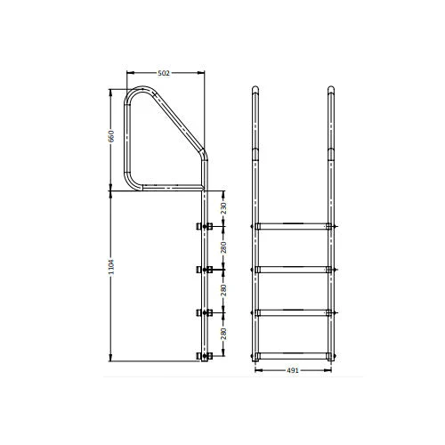 S.R Smith Deck Mount Ladder - Image 3