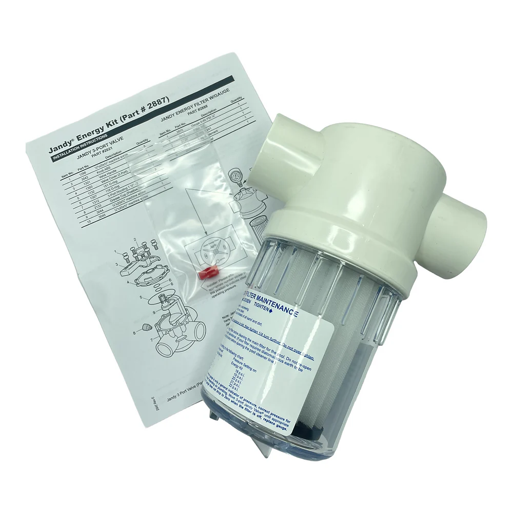 Astral Jandy Inline Water Filter Kit Solar Energy Strainer 40mm/50mm W7519 - Image 3