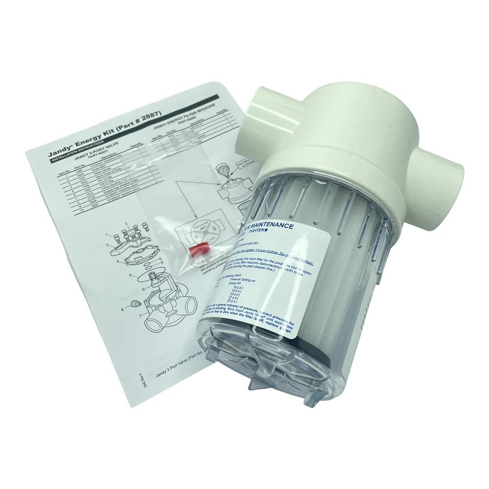 Astral Jandy Inline Water Filter Kit Solar Energy Strainer 40mm/50mm W7519 - Image 4